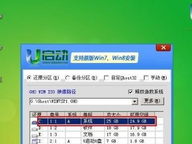 u大师pe装win7系统教程（详细步骤教你如何使用u大师pe装win7系统）