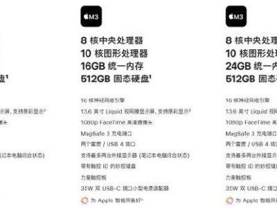 探索M3处理器的性能与应用（一款革新性的处理器带来的无限可能）