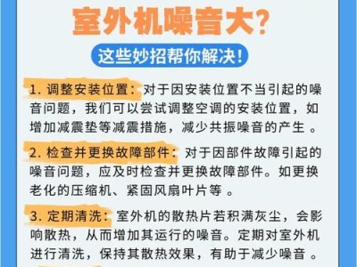 电脑风扇噪音大的解决技巧（告别噪音困扰，享受宁静办公环境）