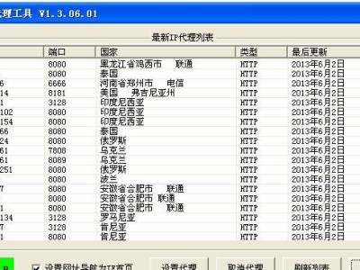 免费代理IP地址网站的选择与使用（为你解锁无限网络可能性的关键）